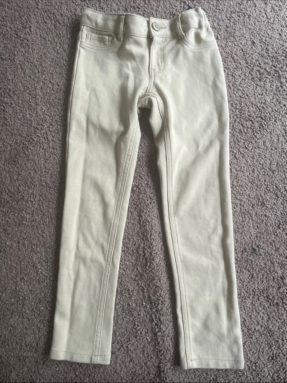 French Toast Cream Kids Pants